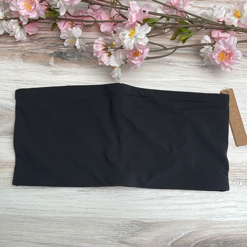 SKIMS Fits Everybody Bandeau Size M Onyx